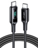 Acefast cable USB Type C - USB Type C 2m, 100W (20V / 5A) black (C6-03 Black)