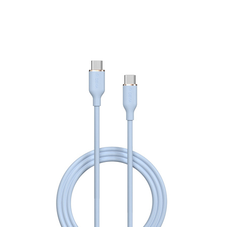 Devia kabel Jelly USB-C - USB-C 1,2 m 60W niebieski