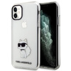 Original Case IPHONE 11 / XR Karl Lagerfeld Hardcase Ikonik Choupette (KLHCN61HNCHTCT) transparent