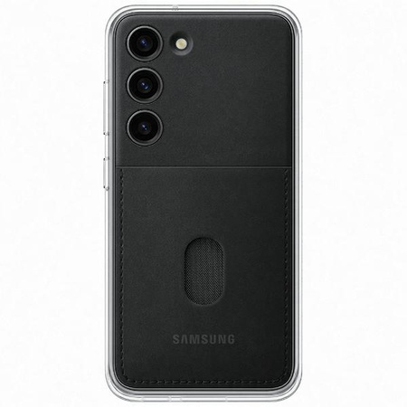 Samsung Frame Cover Hülle für Samsung Galaxy S23 Hülle mit austauschbaren Rückseiten schwarz (EF-MS911CBEGWW)