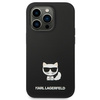 Karl Lagerfeld KLHCP14LSLCTBK iPhone 14 Pro 6,1" hardcase czarny/black Silicone Choupette Body