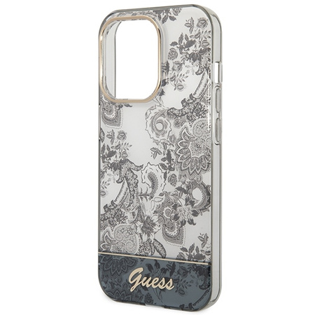 Guess GUHCP14XHGPLHG iPhone 14 Pro Max 6.7 &quot;gray / gray hardcase Porcelain Collection