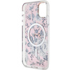 Guess GUHMN61HCFWSP iPhone 11 / Xr 6.1" pink/pink hardcase Flower MagSafe