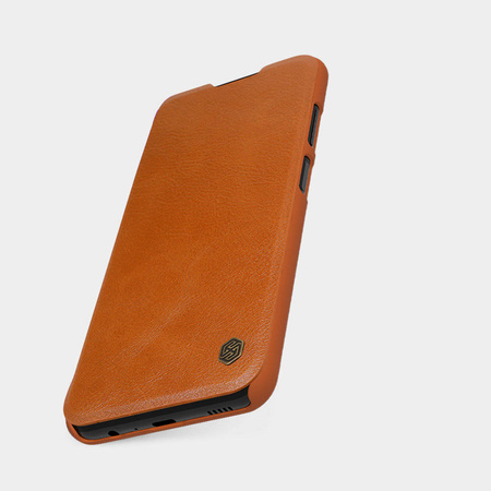 Nillkin Qin original leather case cover for Samsung Galaxy A03s brown