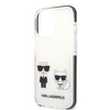 Original Case IPHONE 13 PRO MAX Karl Lagerfeld Hardcase Karl & Choupette white