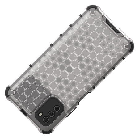 Honeycomb etui pancerny pokrowiec z żelową ramką Xiaomi Poco M3 / Xiaomi Redmi 9T przezroczysty