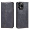 Magnet Fancy Case Hülle für iPhone 14 Plus Flip Cover Wallet Ständer schwarz