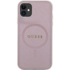 Guess GUHMN61PSAHMCP case for iPhone 11 / Xr - pink Saffiano MagSafe