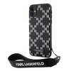 Karl Lagerfeld KLHCN61SAKLMBSK iPhone 11 / Xr  6.1" czarny/black hardcase Monogram Losange Saffiano