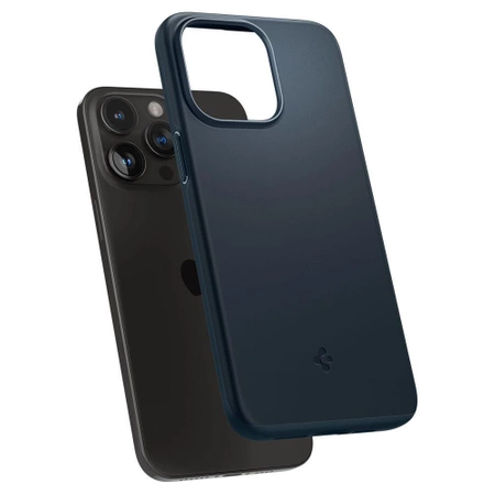 Spigen Thin Fit, metal slate - iPhone 15 Pro