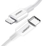 Ugreen MFi cable USB Type C cable - Lightning 3A 0.5 m white (US171)