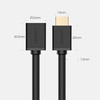 Ugreen kabel przewód adapter przejściówka przedłużacz HDMI (żeński) - HDMI (męski) 4K 10,2 Gbps 340 Mhz audio ethernet 1 m czarny (HD107 10141)