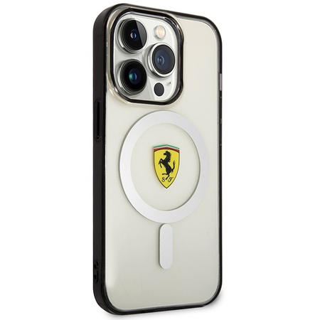 Ferrari FEHMP14XURKT iPhone 14 Pro Max 6,7" klar/transparente Hardcase Outline Magsafe