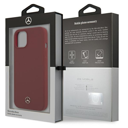 Mercedes MEHCP13SSILRE iPhone 13 mini 5,4 &quot;red / red hardcase Silicone Line