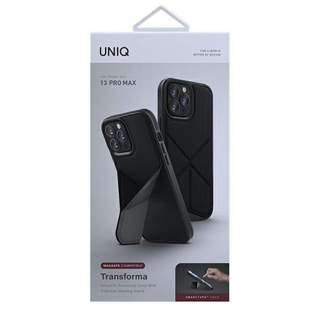 Uniq case Transforma iPhone 13 Pro Max 6.7 &quot;black / ebony black MagSafe