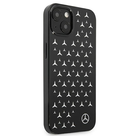 Mercedes MEHCP13SESPBK iPhone 13 mini 5,4" czarny/black hardcase Silver Stars Pattern