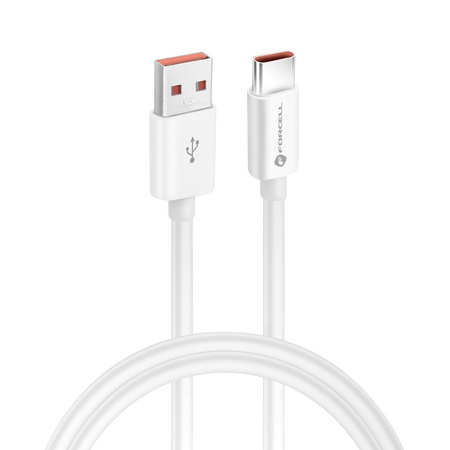 FORCELL kabel USB A do Typ C QC4.0 3A/20V PD 60W C336 1m biały