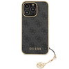 Guess GUHCP14LGF4GGR iPhone 14 Pro 6,1&quot; grau/graues Hardcase 4G Charms Collection