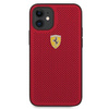 Ferrari FESPEHCP12SRE iPhone 12 mini  5,4" czerwony/red hardcase On Track Perforated