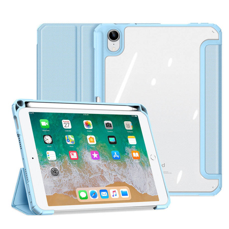 Dux Ducis Toby pancerne etui z klapką Smart Case do iPad mini 2021 z uchwytem na Apple Pencil niebieski