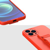 Rope case gel TPU airbag case cover with lanyard for iPhone 11 Pro Max red