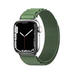 Strap with Alpine steel buckle for Apple Watch 38/40/41 mm - green