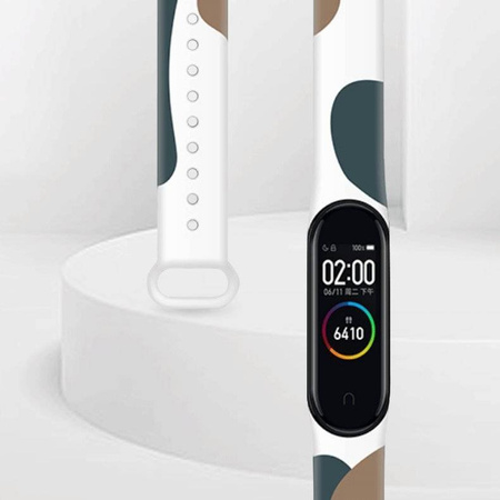 Strap Moro opaska do Xiaomi Mi Band 4 / Mi Band 3 silokonowy pasek bransoletka do zegarka moro (10)