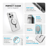 Speck Presidio Perfect-Clear MagSafe - Etui iPhone 15 Pro (Clear / Chrome Finish / Serene Silver)