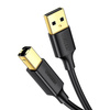 UGREEN US135 USB 2.0 A-B printer cable, gold plated 1m (black)