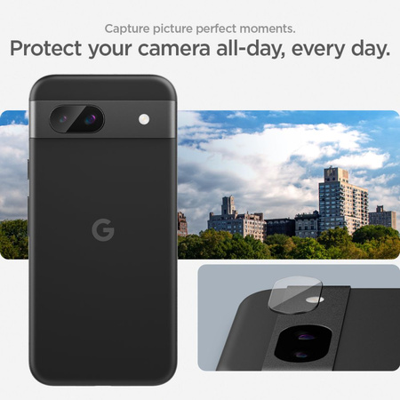 Spigen Optik.tR EZ Fit Camera Protector for Google Pixel 8A - 2 pcs.