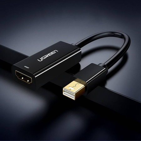 Ugreen kabel adapter przejściówka 4K HDMI (żeński) - Mini DisplayPort (męski - Thunderbolt 2.0) biały (MD112 10460)