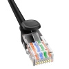 Baseus High Speed ​​Cat 5 RJ-45 1000 Mbit/s Ethernet-Kabel 10 m rund – Schwarz