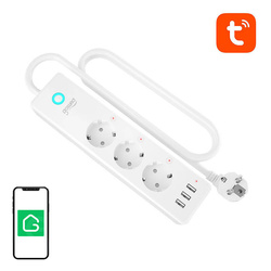 Inteligentna listwa zasilająca WiFi Gosund P1 PLUS (3x AC schuko, 3x USB-A) Tuya