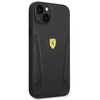 Ferrari nakładka do iPhone 14 Plus 6,7" FEHCP14MRBUK czarna HC Leather Stamp Sides