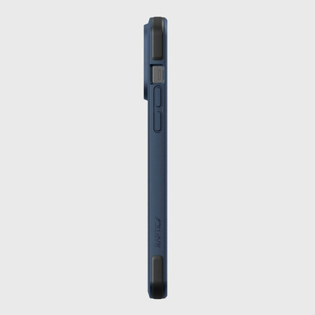 Raptic X-Doria Secure Case für iPhone 14 Pro mit gepanzerter MagSafe-Hülle blau