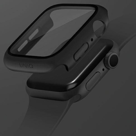 Etui APPLE WATCH 7 / 8 (45MM) UNIQ Nautic czarno-białe