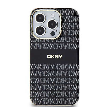 DKNY DKHMP13XHRHSEK iPhone 13 Pro Max 6.7" czarny/black hardcase IML Mono & Stripe MagSafe