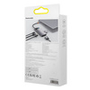 Baseus Metal Gleam Series stacja dokująca HUB 7 w 1 USB Typ C - 1 x HDMI / 1 x VGA / 3 x USB 3.2 Gen. 1 / 1 x Power Delivery / 1 x RJ-45 Ethernet szary (WKWG040013)