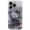 Hello Kitty IML Kitty On Bricks Graffiti case for iPhone 15 Pro Max - white