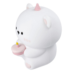 Lampka nocna Urodzinowy Miś Art Deco dotykowy