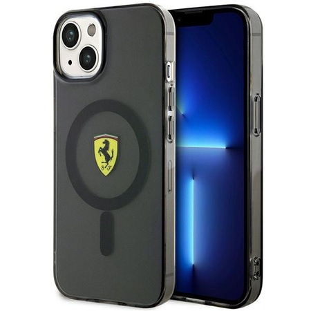 Ferrari FEHMP14MURKK iPhone 14 Plus 6.7" black/black hardcase Translucent Magsafe