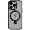 Ferrari FEHMP15LUSCAH iPhone 15 Pro 6,1&quot; transparentes Hardcase Ring Stand 2023 Collection MagSafe