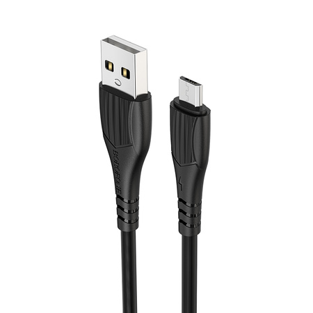 Borofone Kabel BX37 Wieldy - USB na Micro USB - 1 metr czarny