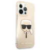 Karl Lagerfeld KLHCP13LKHTUGLGO iPhone 13 Pro / 13 6,1" złoty/gold hardcase Glitter Karl`s Head