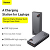 Baseus Adaman power bank 2x USB / 1x USB Typ C / 1x micro USB 20000mAh 65W Quick Charge 4.0 Power Delivery czarny (PPIMDA-D01)