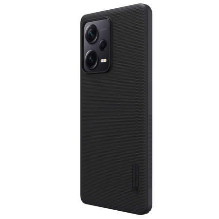 Nillkin Super Frosted Shield Hülle für Xiaomi Redmi Note 12 Pro+ Hülle + Telefonständer schwarz