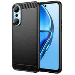 Carbon Case Hülle für Infinix Hot 20 flexible Silikon Carbon Hülle schwarz