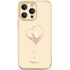 Kingxbar Wish Series case for iPhone 14 Plus decorated with golden crystals