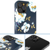 Etui IPHONE 12 MINI Kingxbar Blossom Series Gardenia