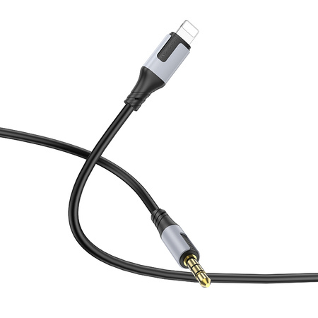 Borofone Kabel BL19 Creator - jack 3,5mm na Lightning - 1 metr czarny